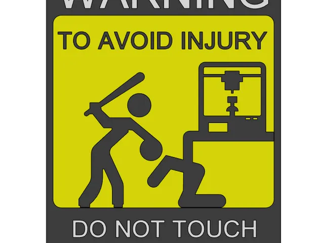 Warning sign WITH HOOK