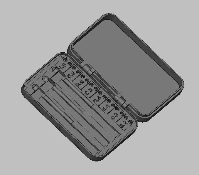 Hinged Nextruder Hotend Assembly Storage Box  (MK4)