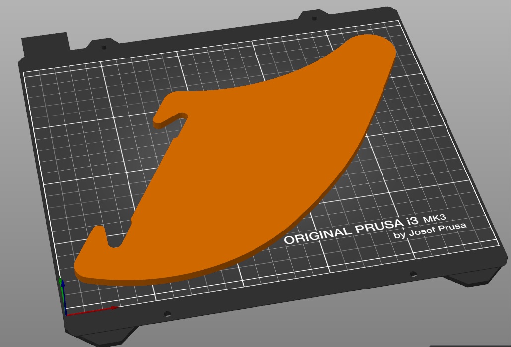 Replacement Paddle Board Fin for Inflatable Paddle Board by Venture_3D