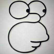 Homers face with magnets