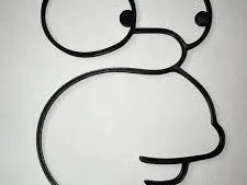 Homers face with magnets