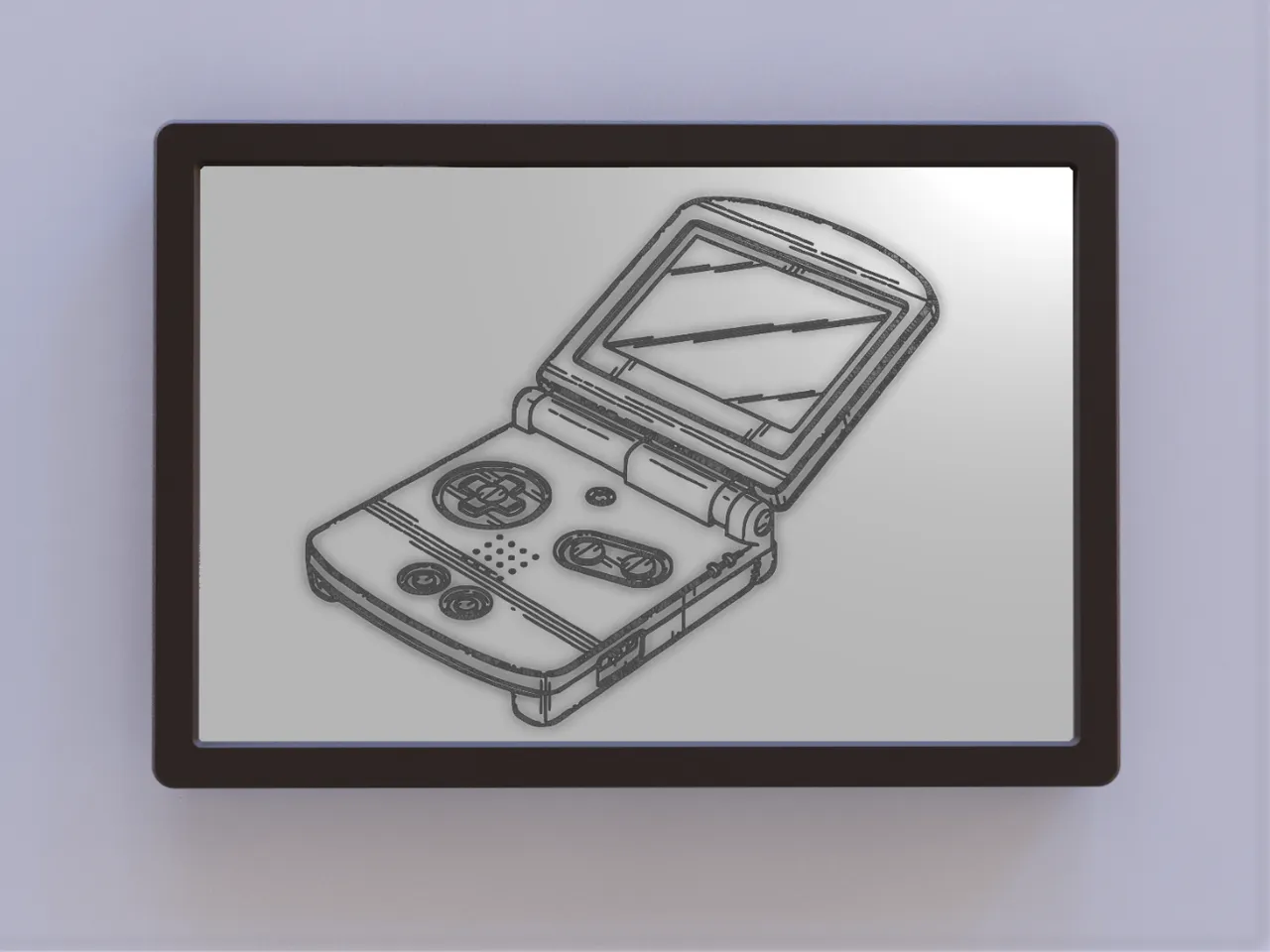 Game Boy Advance SP IKEA SKADIS Mount by Dan