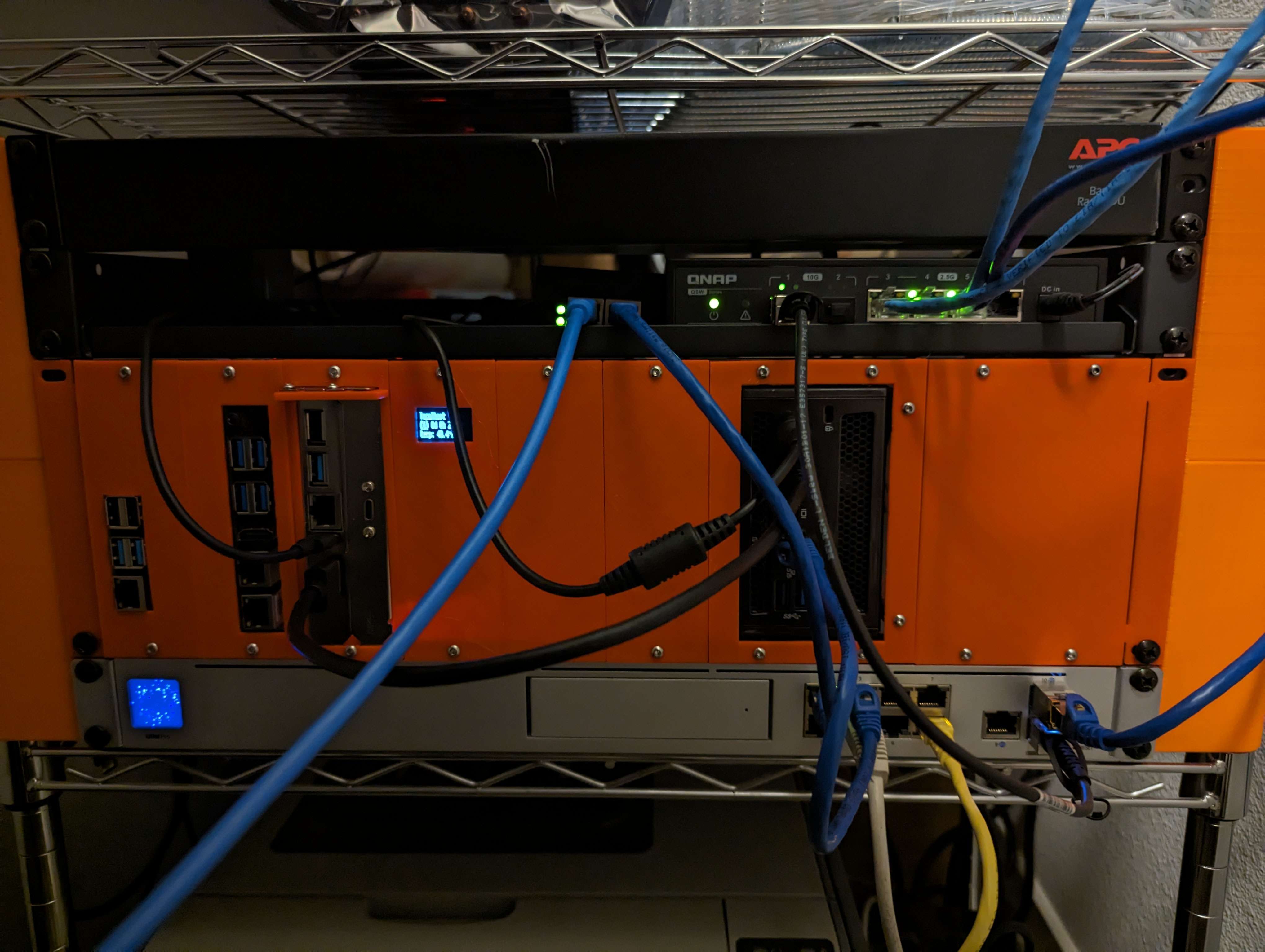 Simple Modular Sub rack (Raspberry pi, pikvm, etc)