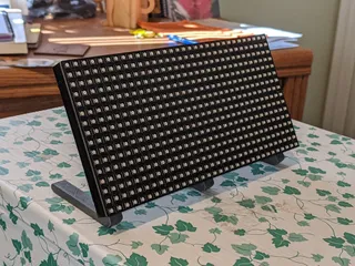 Desktop stand for many HUB75 LED panels