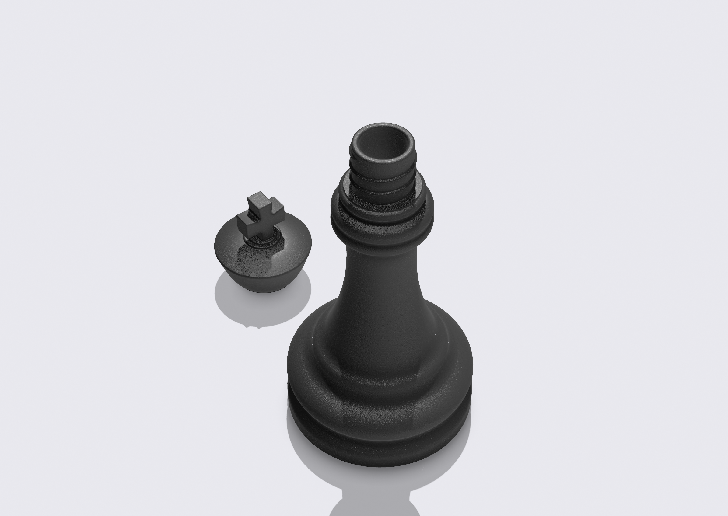 Chess Piece (King) Bottle.