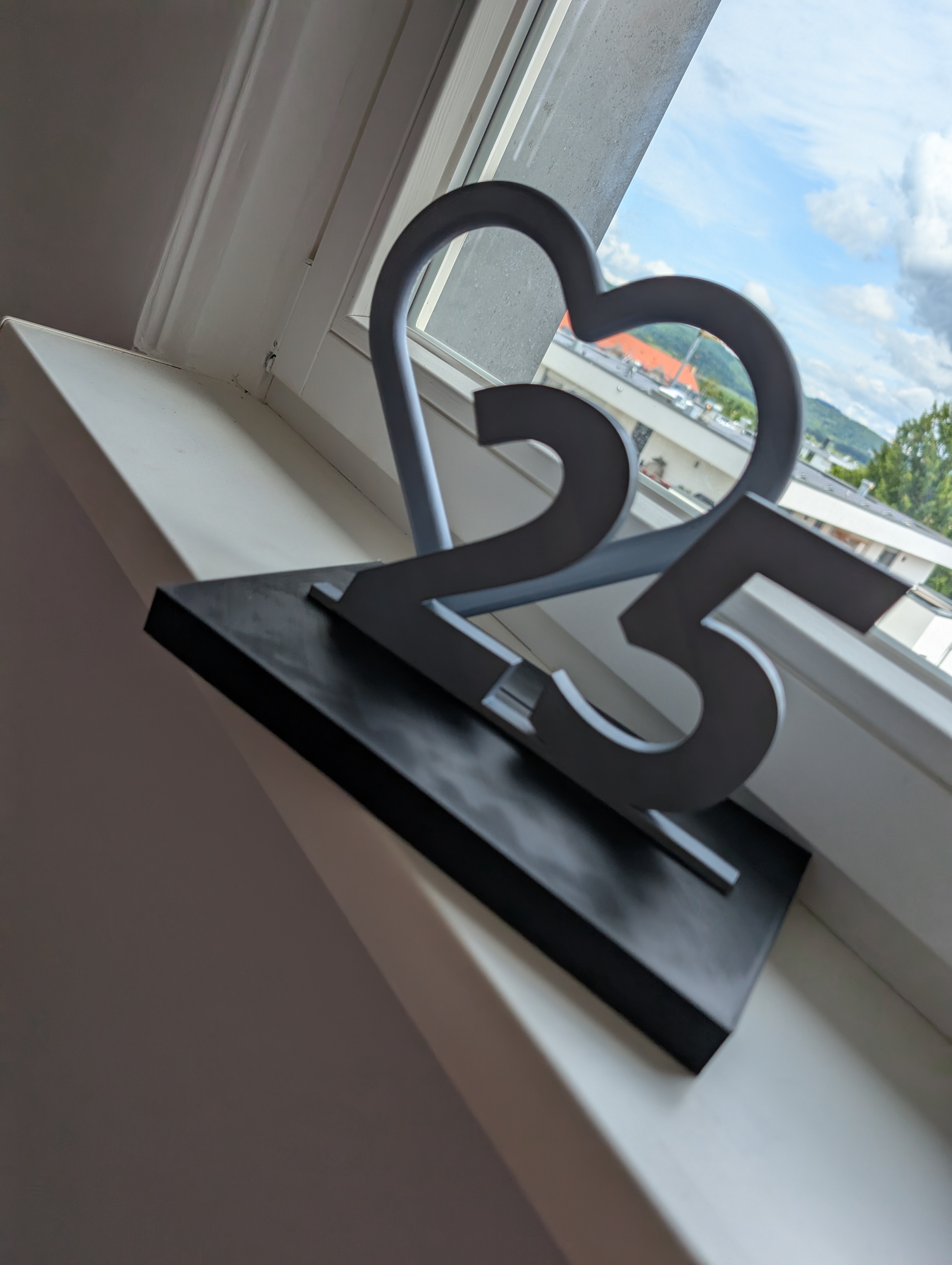 Silverhochzeit / 25th Anniversary Decoration