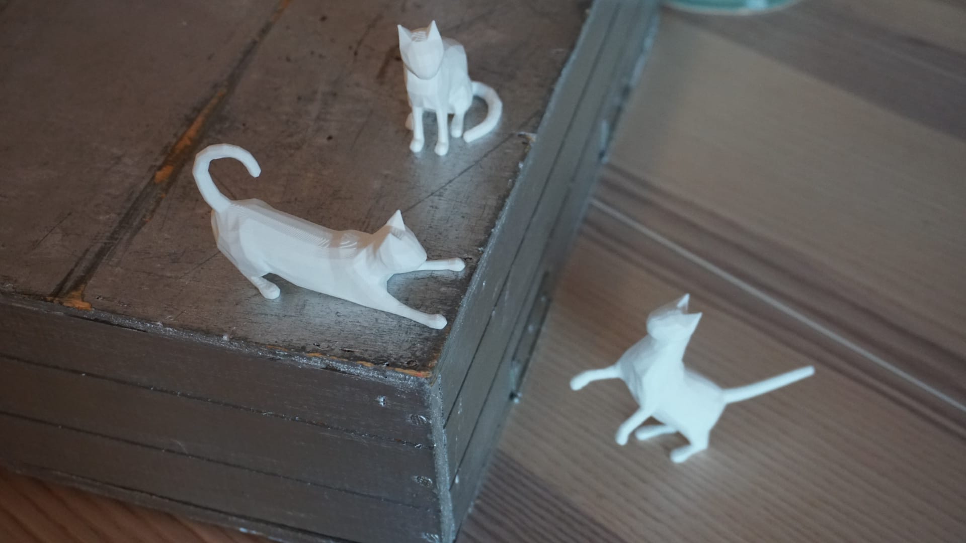 Lowpoly Cat Figurines Batch — thumbnail 2