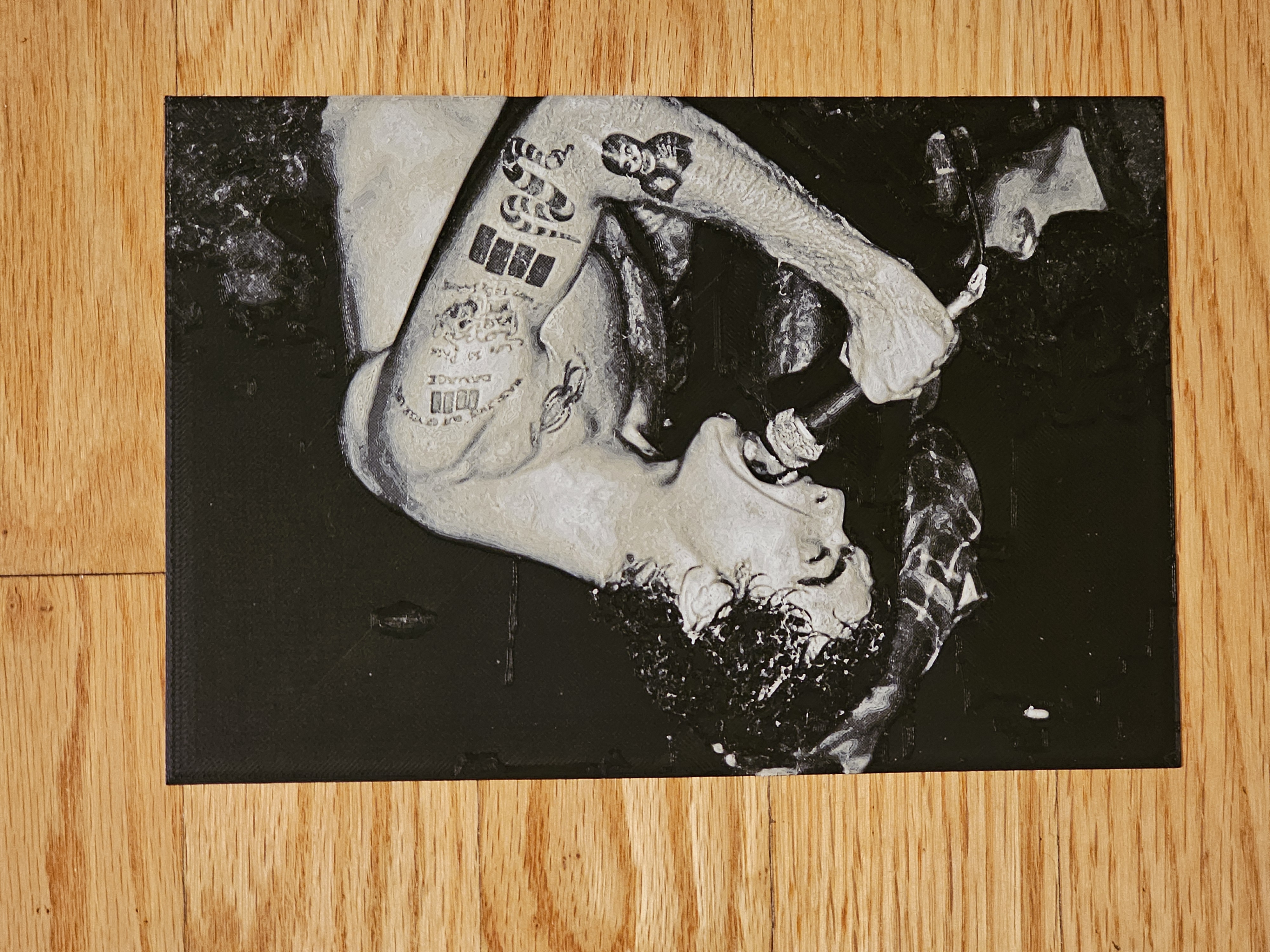 Henry Rollins hueforge