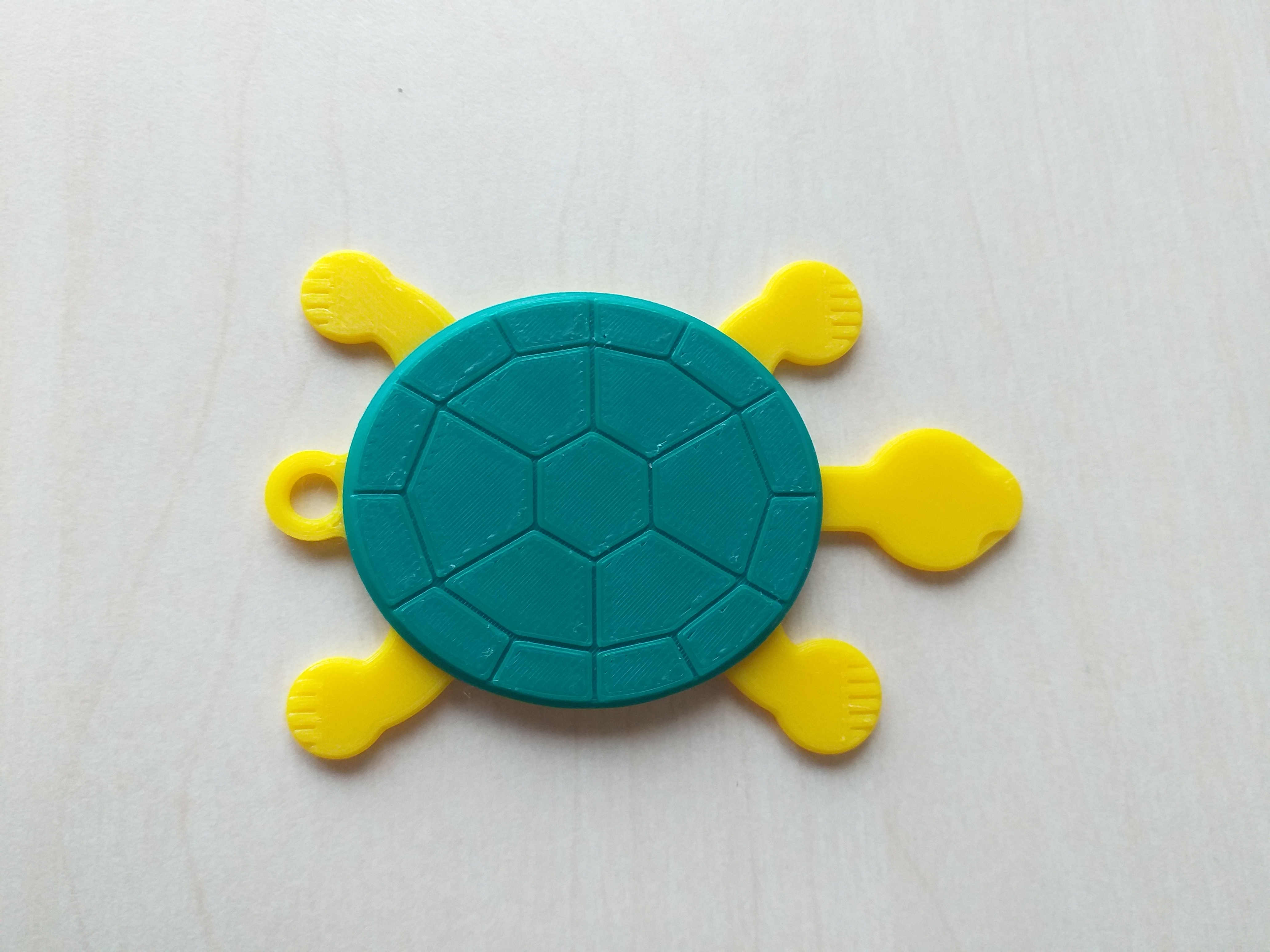 Miniatura 2 do modelo 3D Turtle keychain