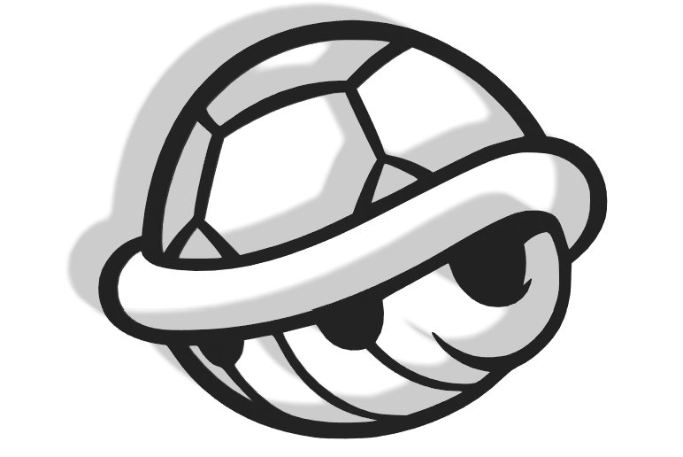 Super Mario Shell Decor