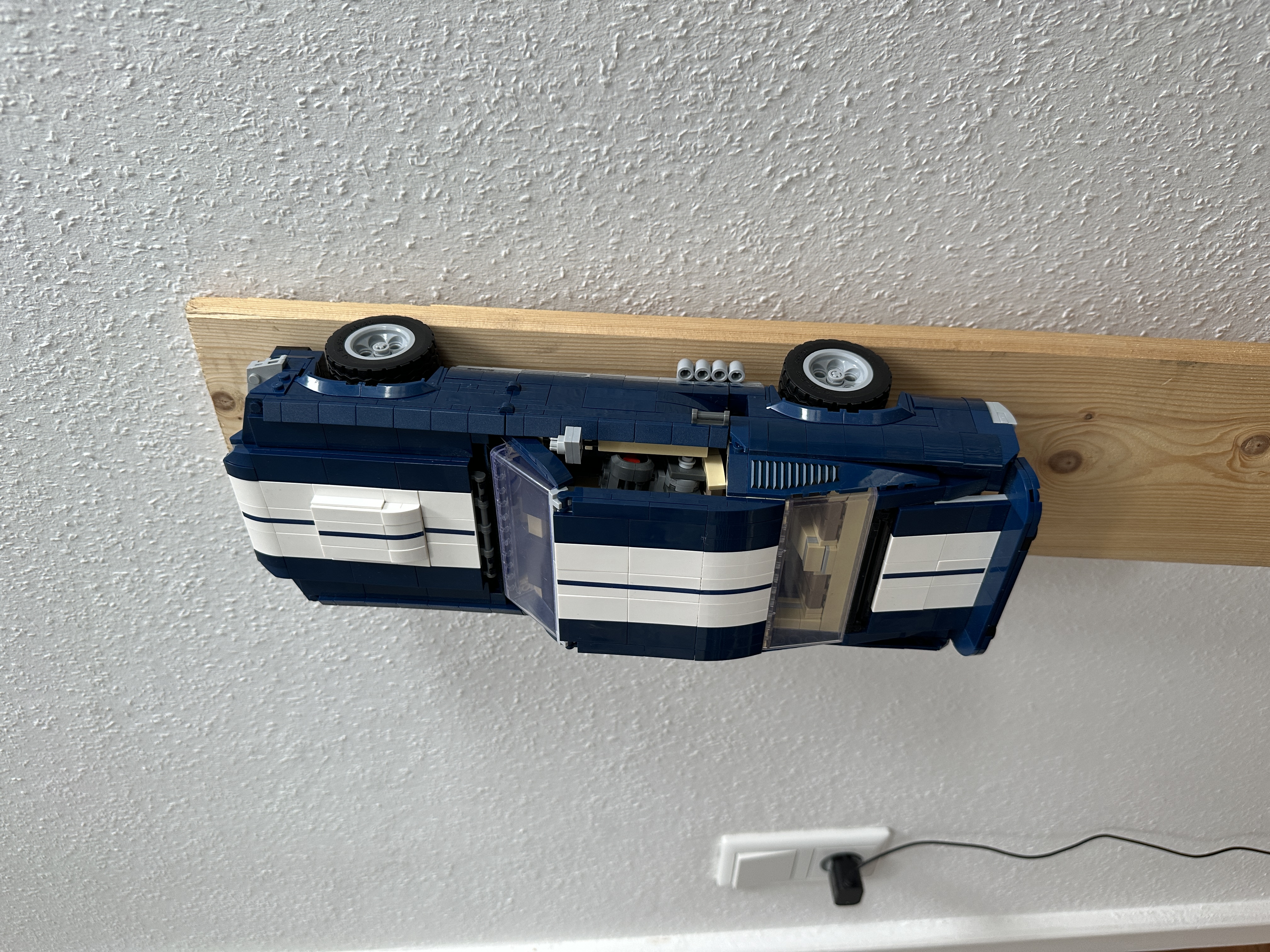 Lego Mustang 10265 Wall Mount Vertical