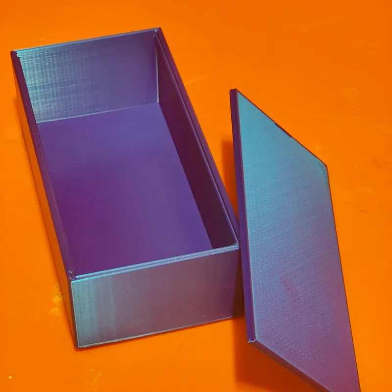 Lock Box with Sliding Lid by lavamind, Download free STL model