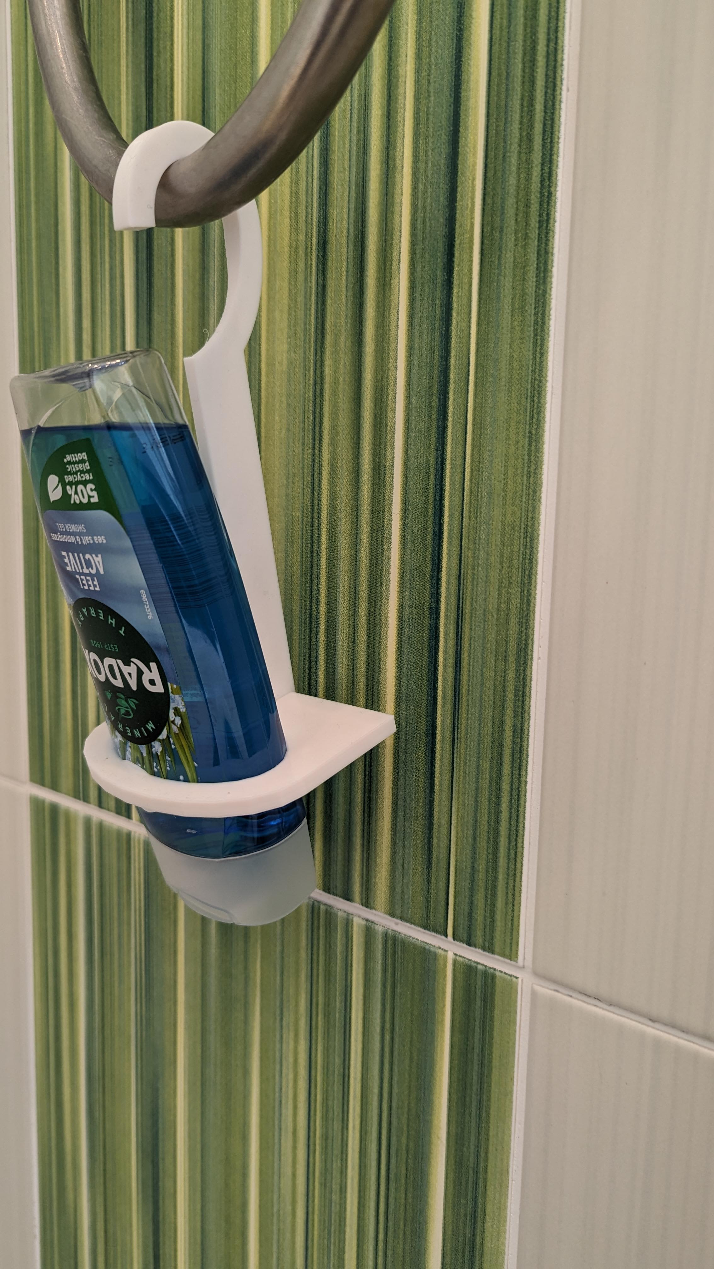 Showergel Holder and Hook by sslang | Download free STL model ...