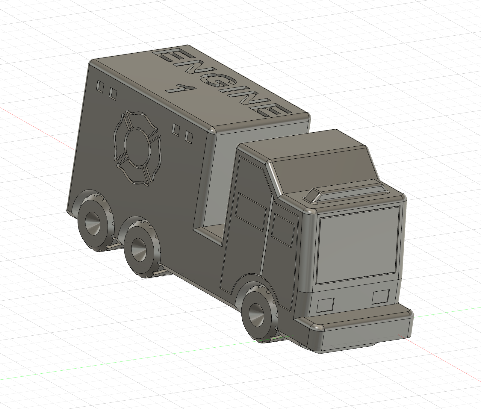 PiP Fire Engine by Matt Kay | Download free STL model | Printables.com