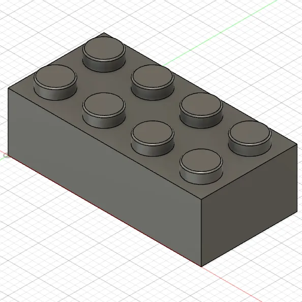 Simple Lego Playing Block by lenci Download free STL model Printables