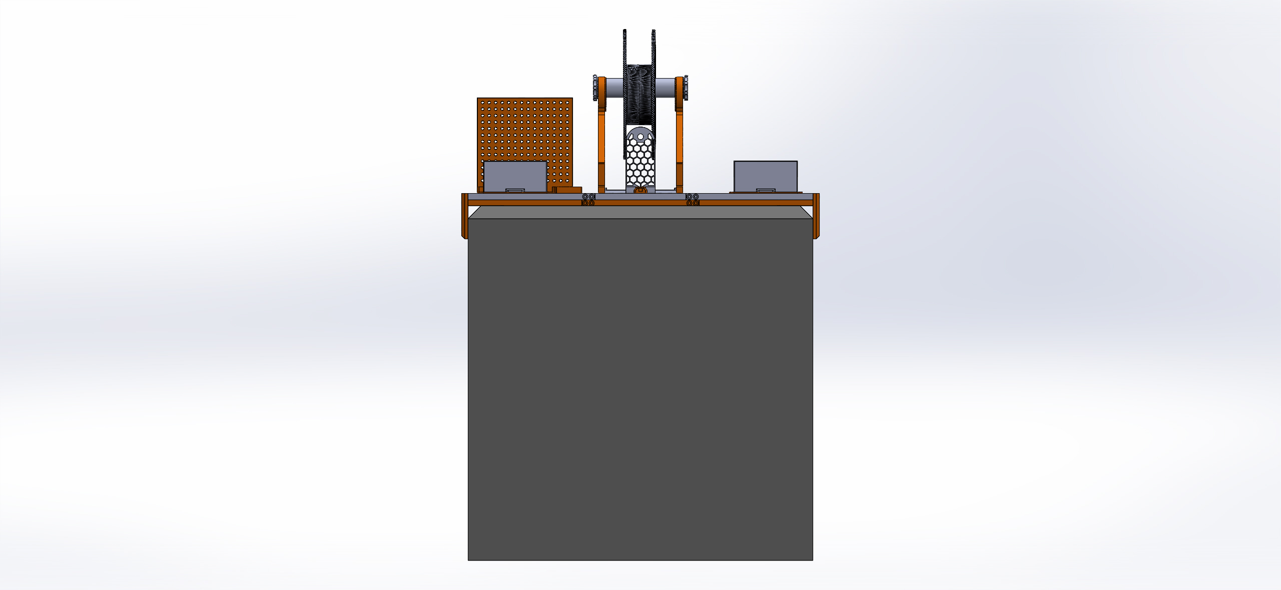 Gewindeplatten mit Spulenhalter und andere Teile für Prusa Enclosure / Threaded plates with spool holders and other parts for Prusa Enclosure