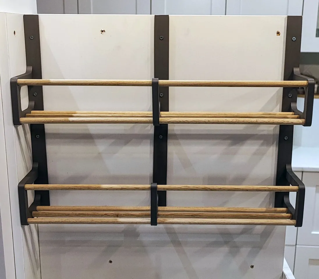 Spice Rack Lightweight shelf made with dowel rods by dbw_dad