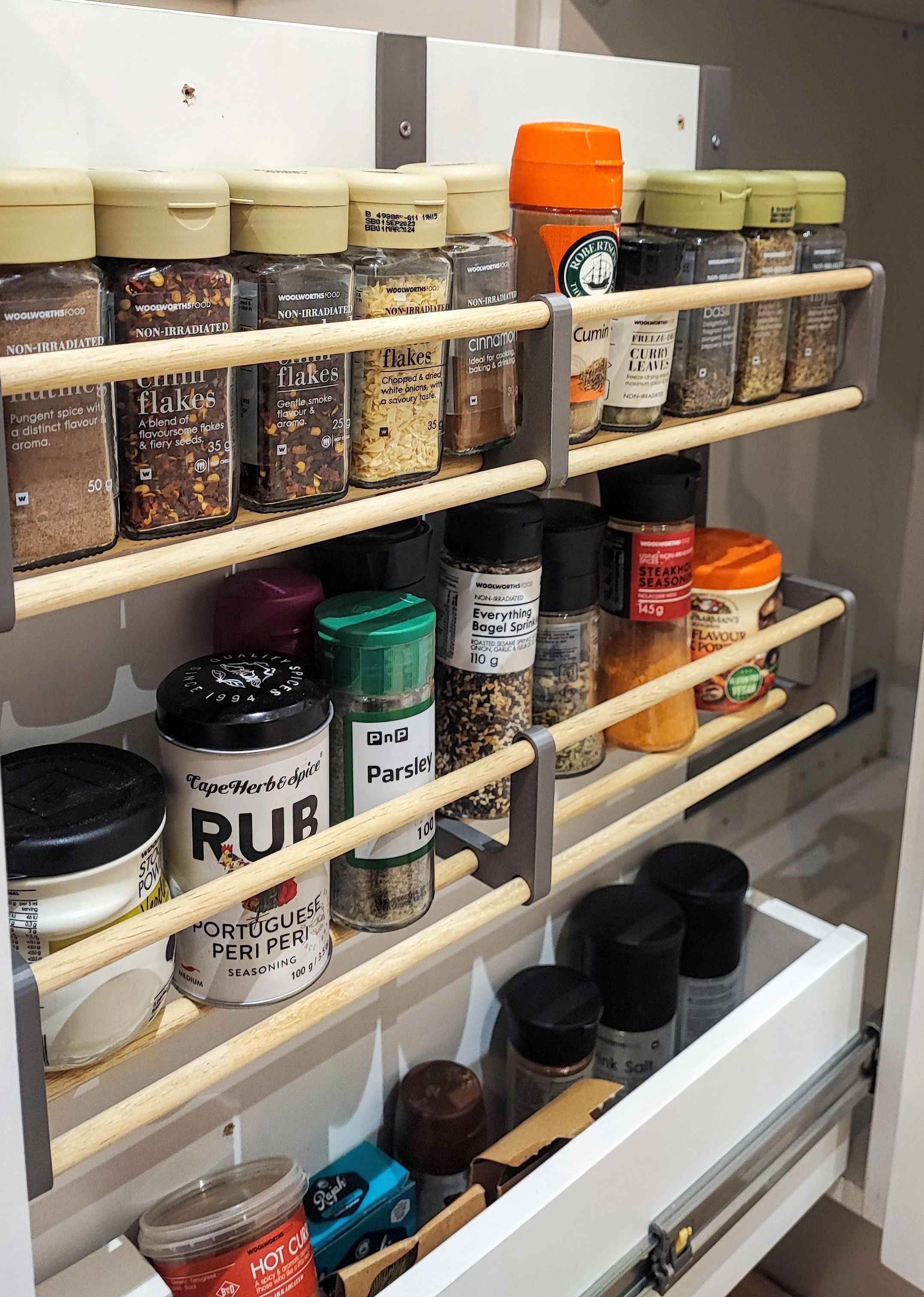 Spice Rack / Lightweight shelf made with dowel rods by dbw_dad ...