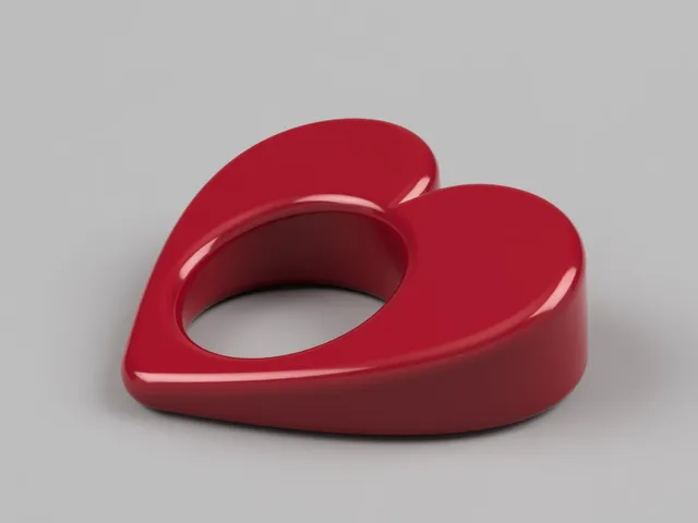Kinky Heart Ring