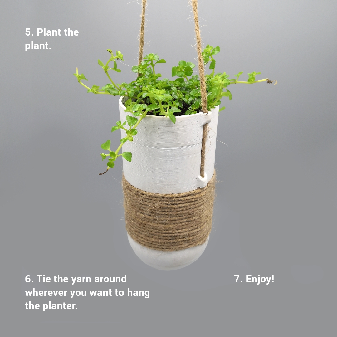 Miniatura 5 do modelo 3D Hanging Planter
