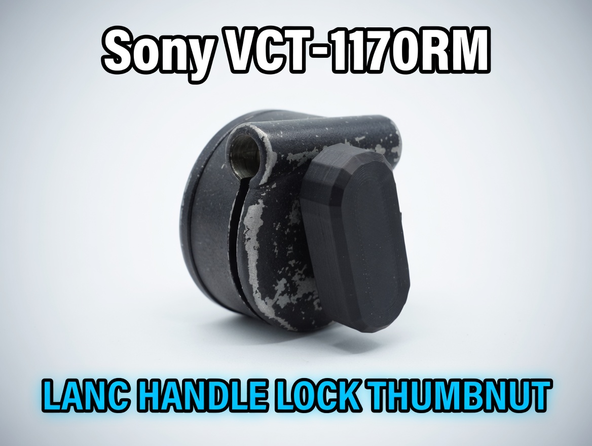 Sony VCT-1170RM tripod - Head Side Thumbnut (LANC Handle Lock) 3D model