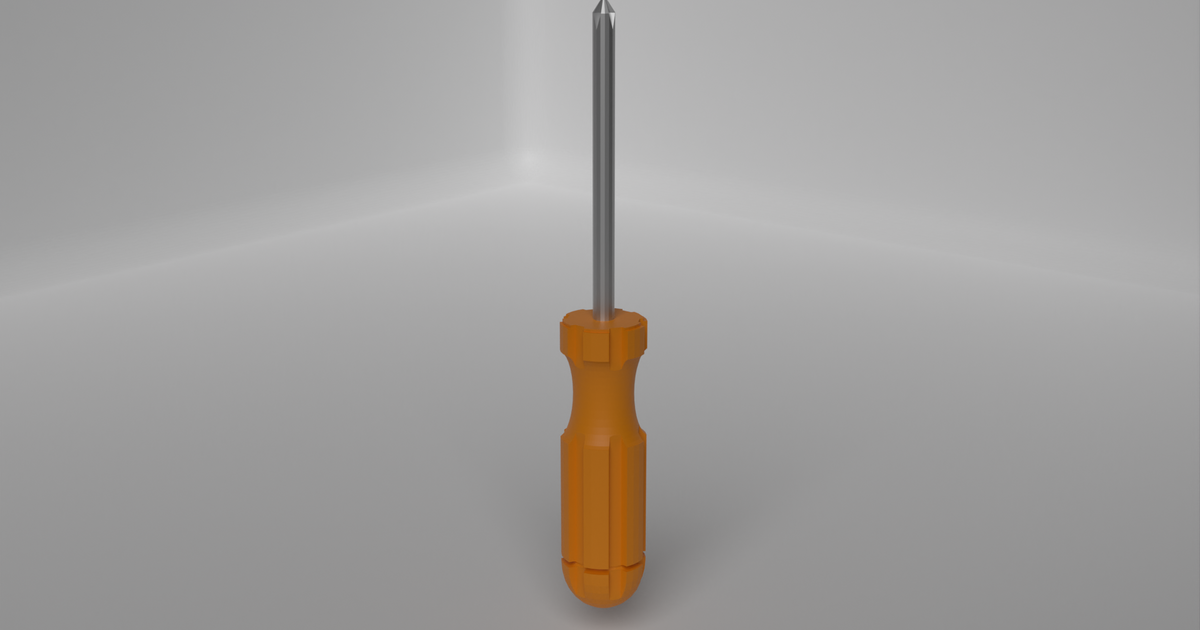 phillips head screwdriver (reupload) by Joe Potter | Download free STL ...