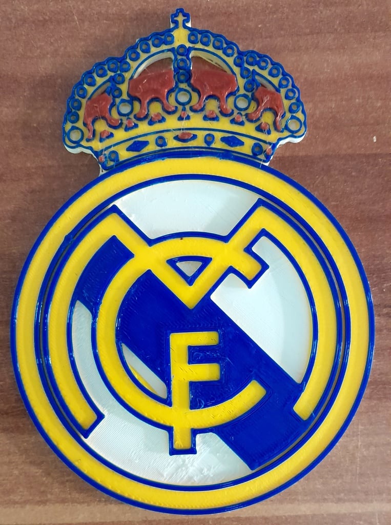 Real Madrid logo by Roman F. | Download free STL model | Printables.com