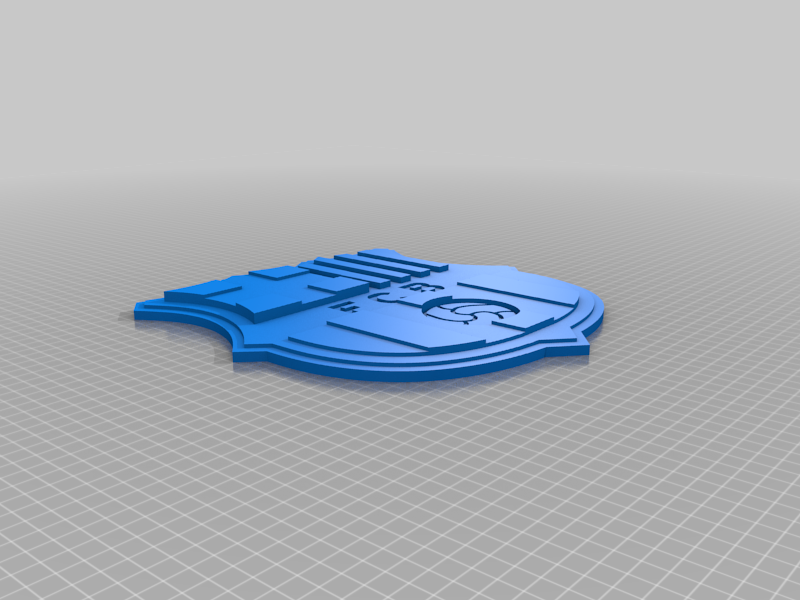 FC Barcelona logo by Roman F. | Download free STL model | Printables.com