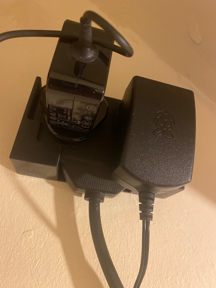Miniatura 2 do modelo 3D Double socket wall mount
