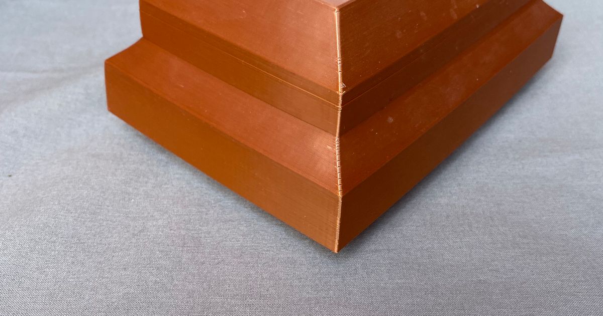 4"x6" FENCE POST CAPS (inches) by heinzight Download free STL model