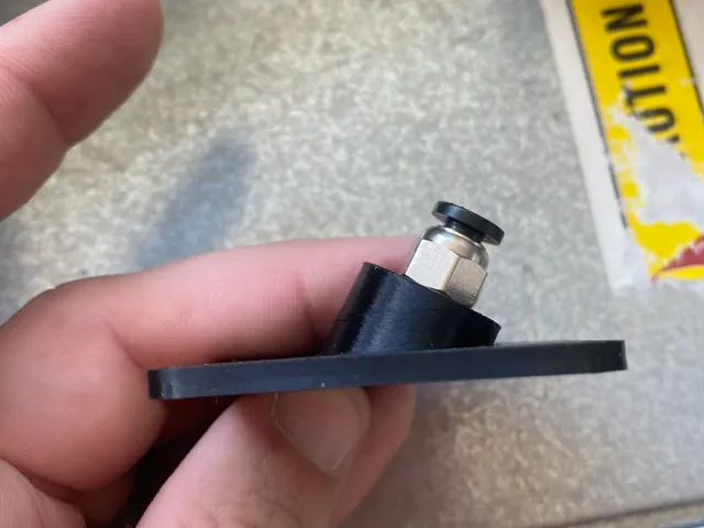 Angled PTFE guide