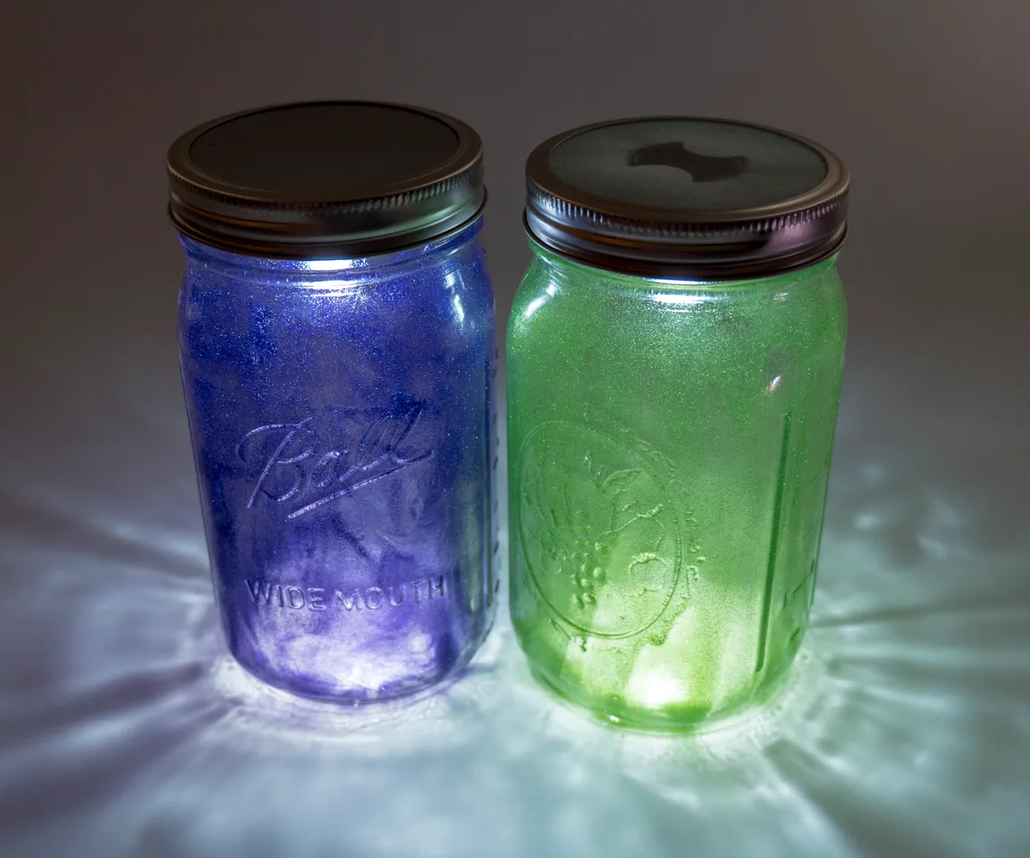 LED Mason Jar Lanterns - Becky Stern