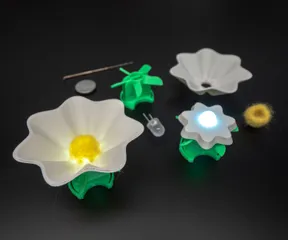 3D Printed Glowing Flower