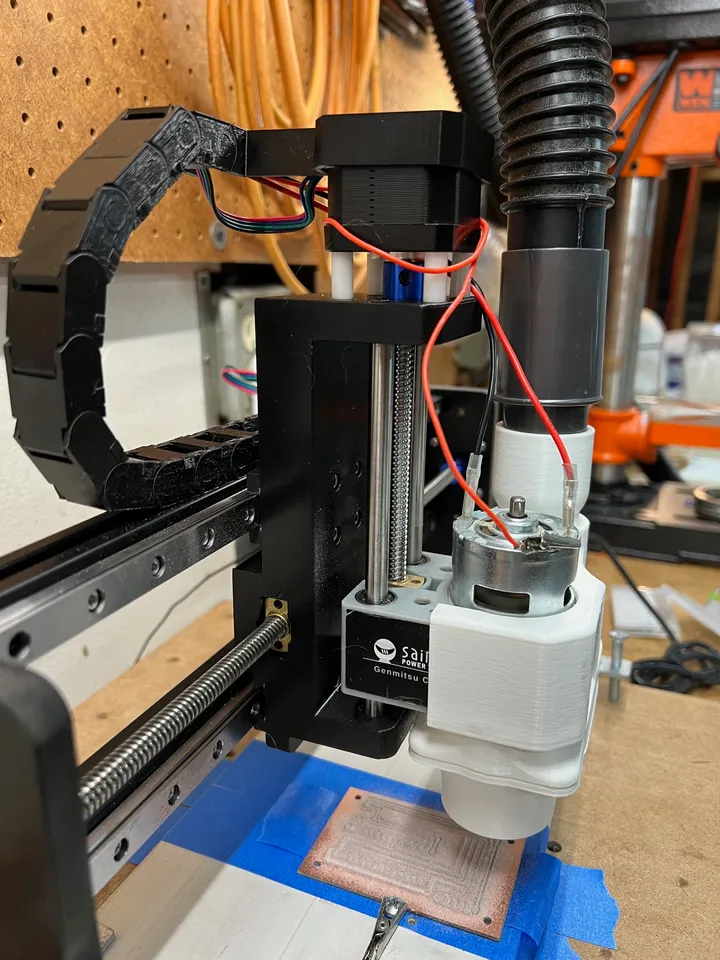 Z-Axis for 3018 Pro CNC - Linear bearings and expanded height by