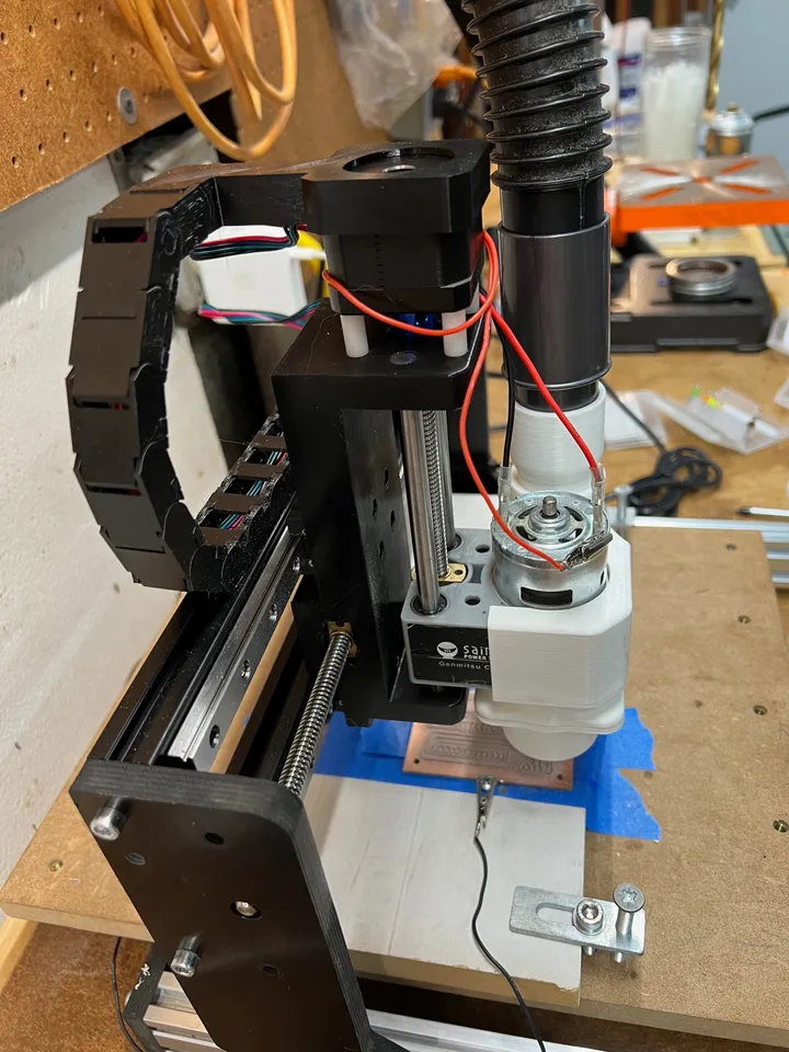 Z-Axis for 3018 Pro CNC - Linear bearings and expanded height by
