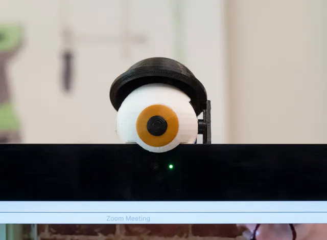 Webcam Privacy Friend – 3D Printed Eyeball