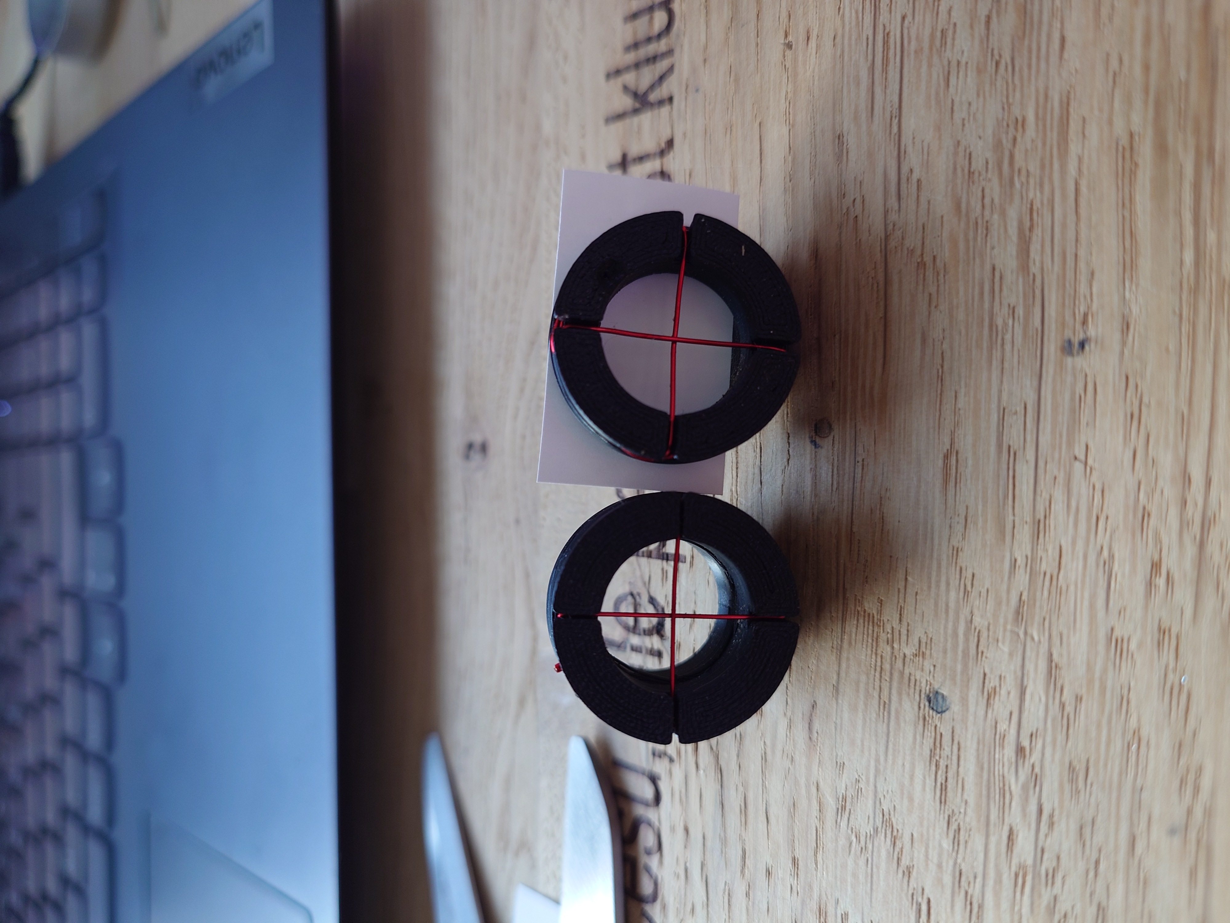 Laser path calibration device
