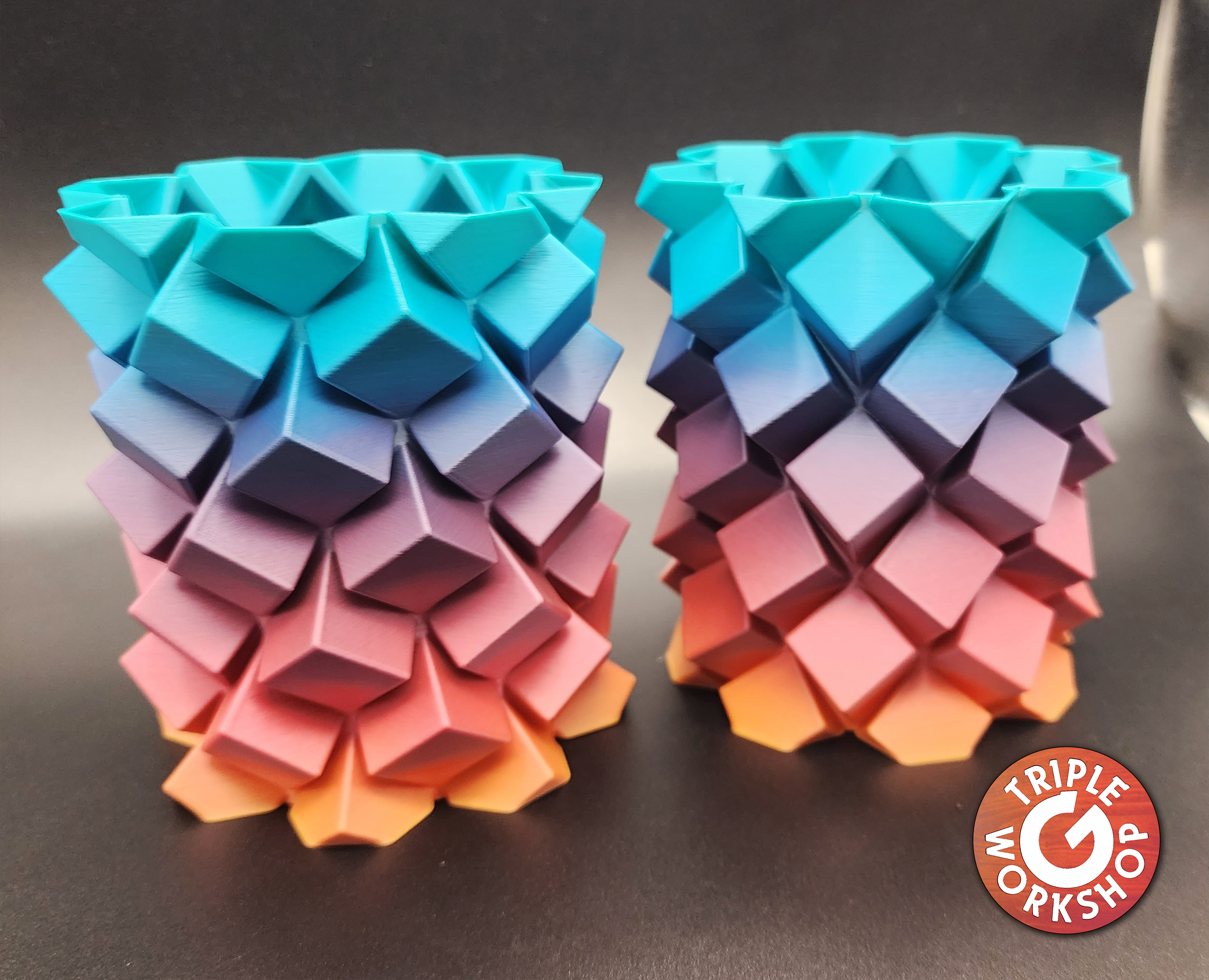 ◇ Sugar Cube Spiral Vases V2 ◇ Up/Down