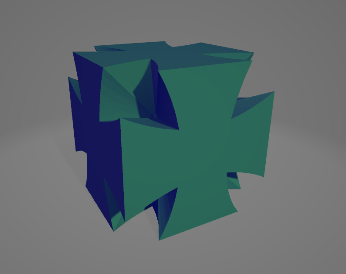 3d iron cross
