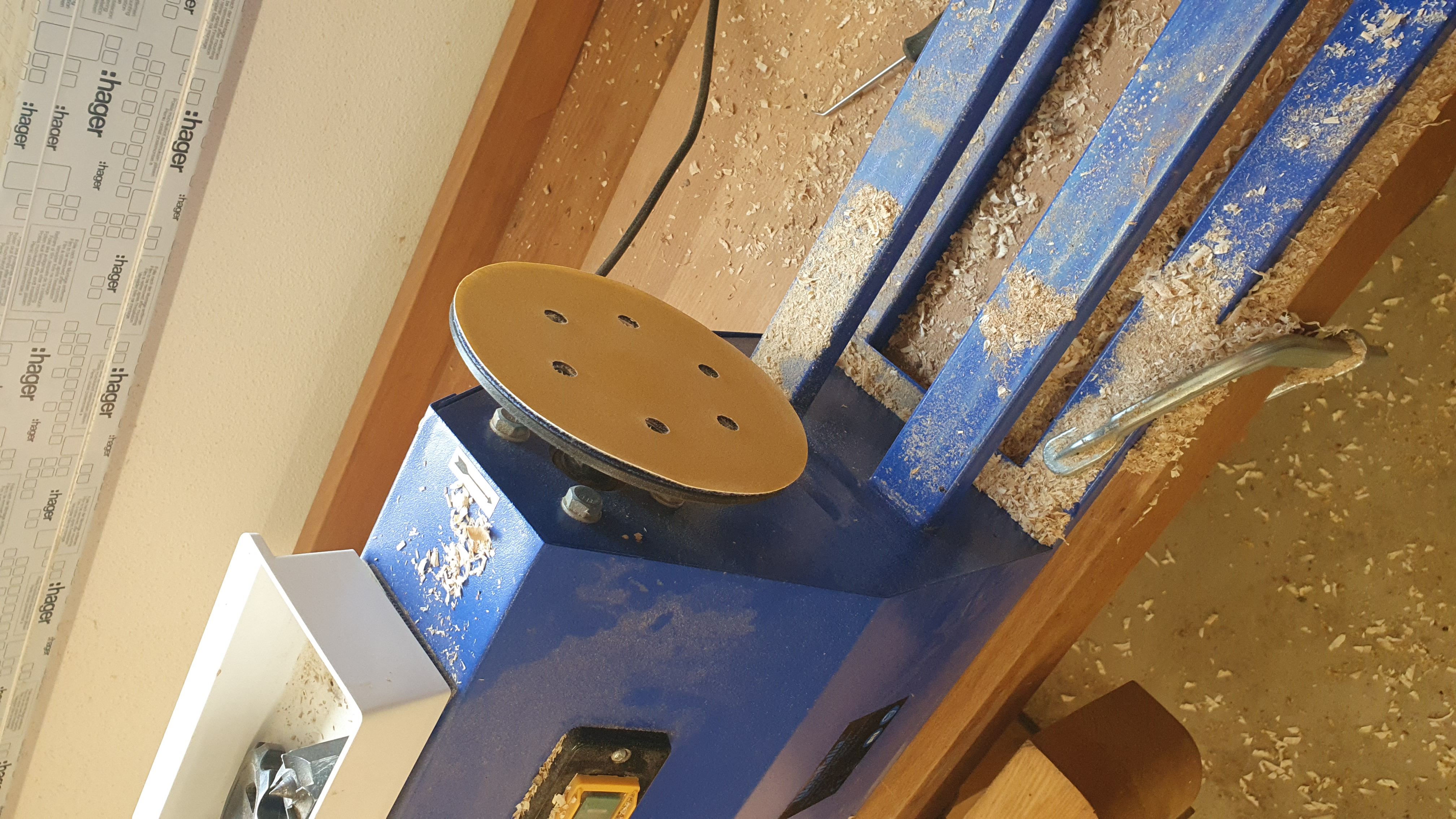 Discsander Faceplate for Woodturning Lathe