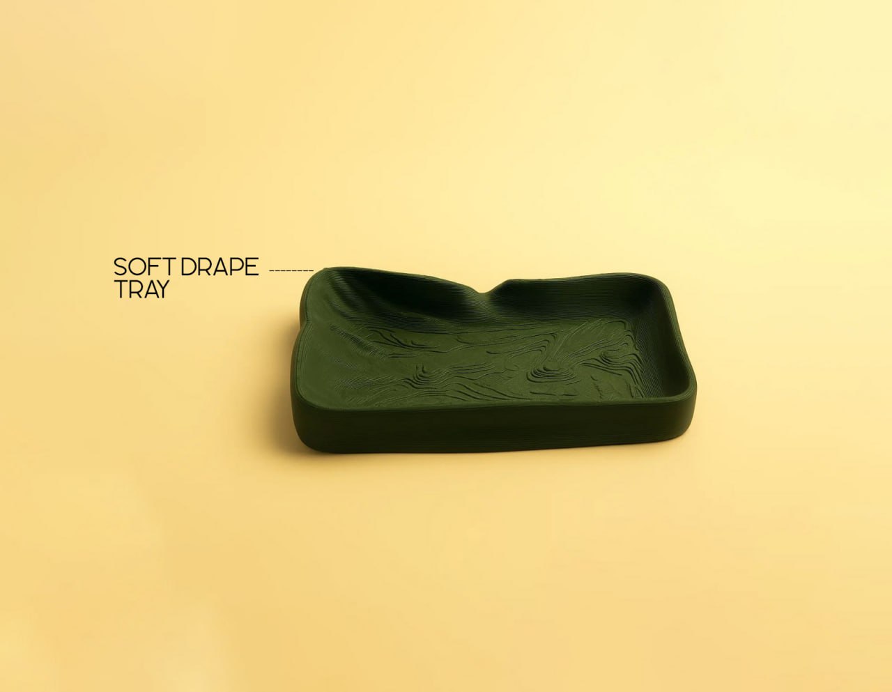 Soft Drape Tray - Delicate Minimalist Catchall