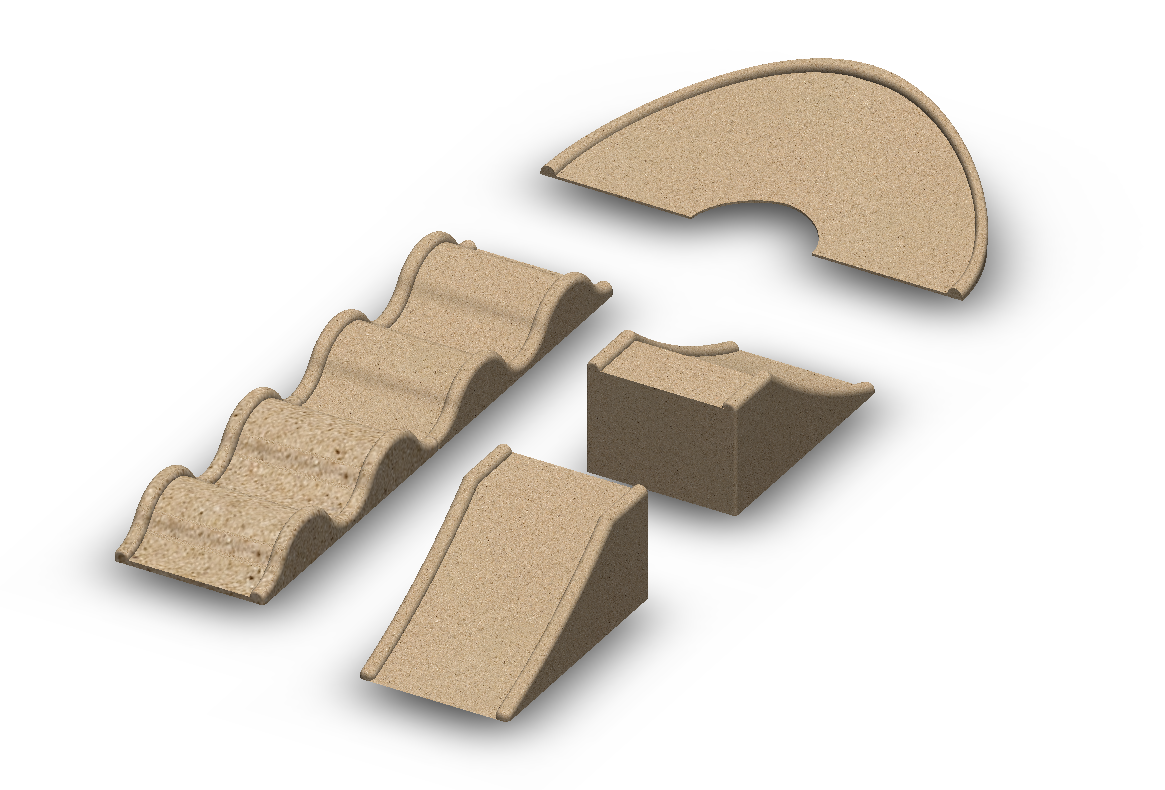 Monster Truck/Motocross Track Sand Molds