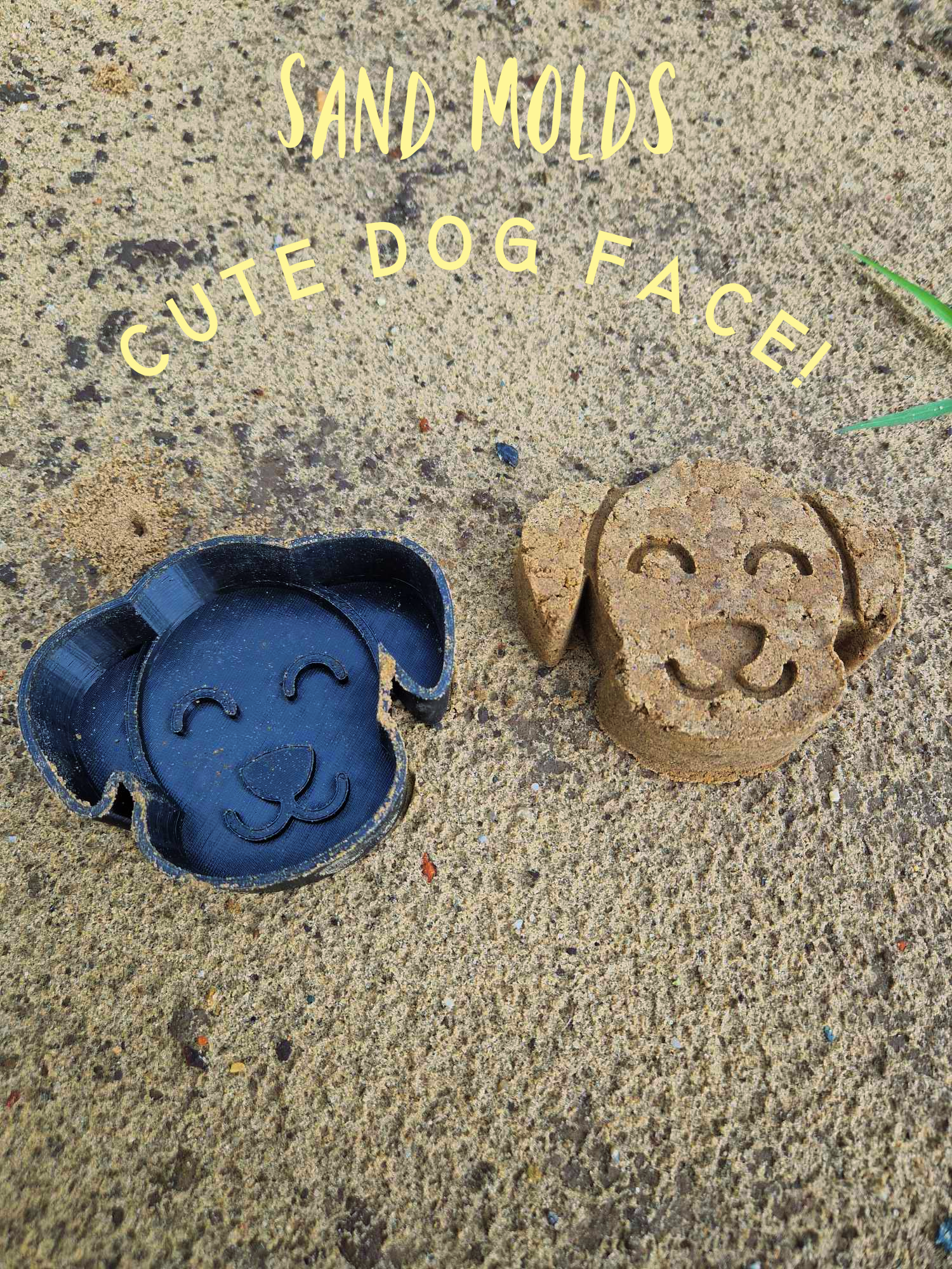 Cute Dog and Cat Sand Mold