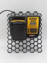 Honeycomb Wall Black and Decker 40V Charger Holder by dereki22, Download  free STL model