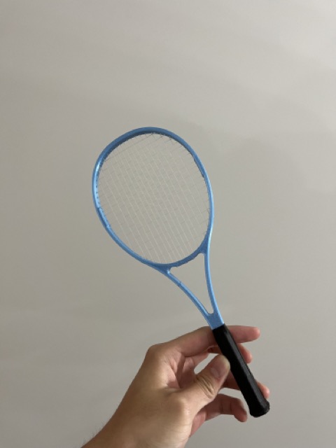 Mini Tennis Racquet model with holes