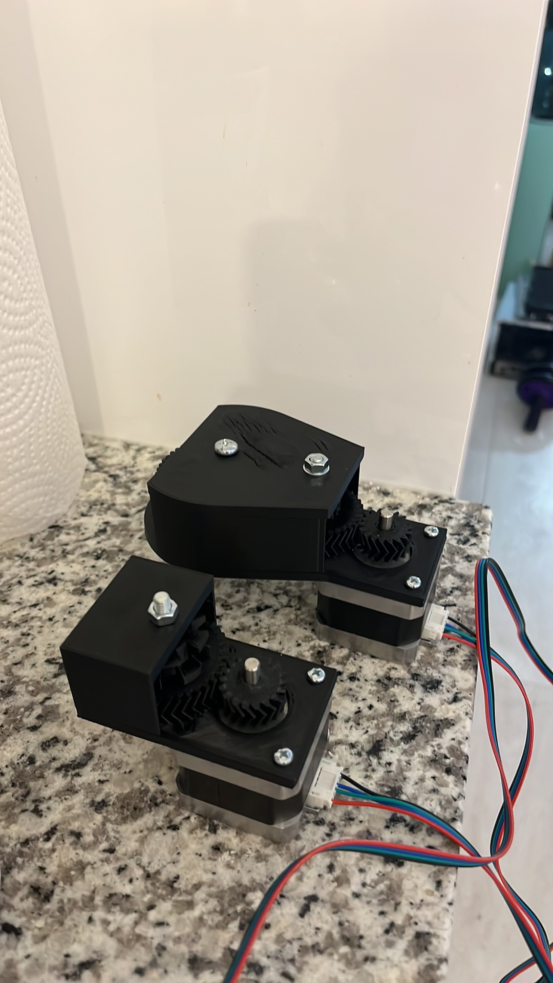 curtain puller with geared reduction by jamie xu Download free STL