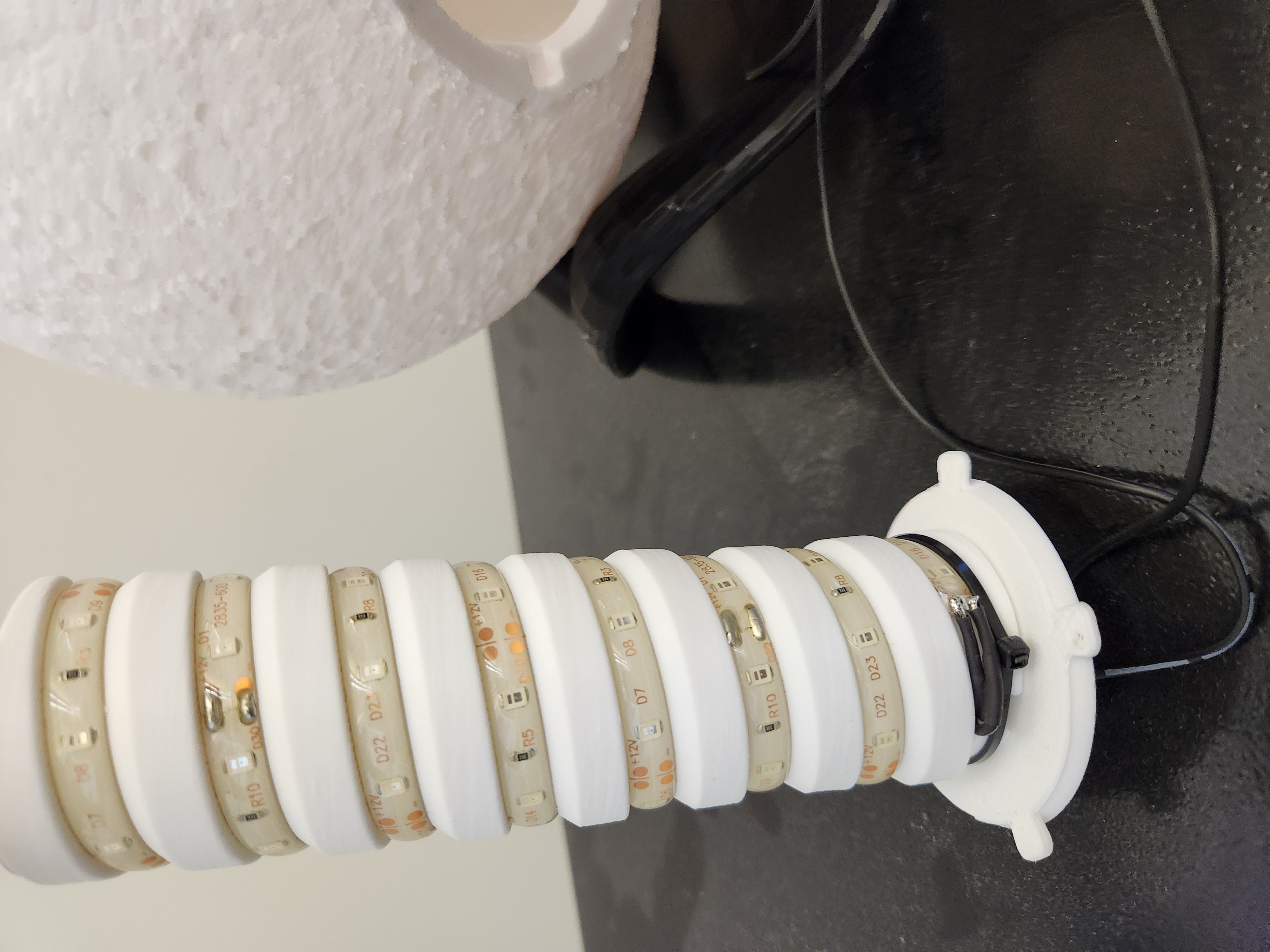 LED Strip Spiral (No Supports)