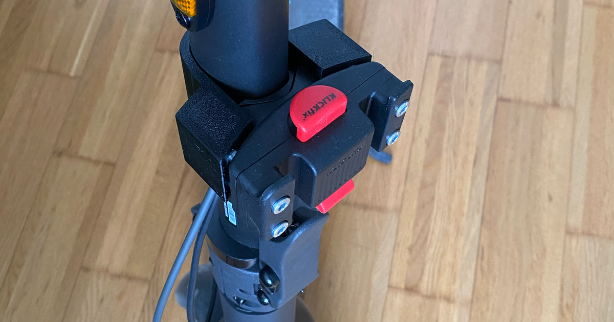 Klickfix Adapter for e-Scooter Ninebot G30D II by dfrommi | Download ...