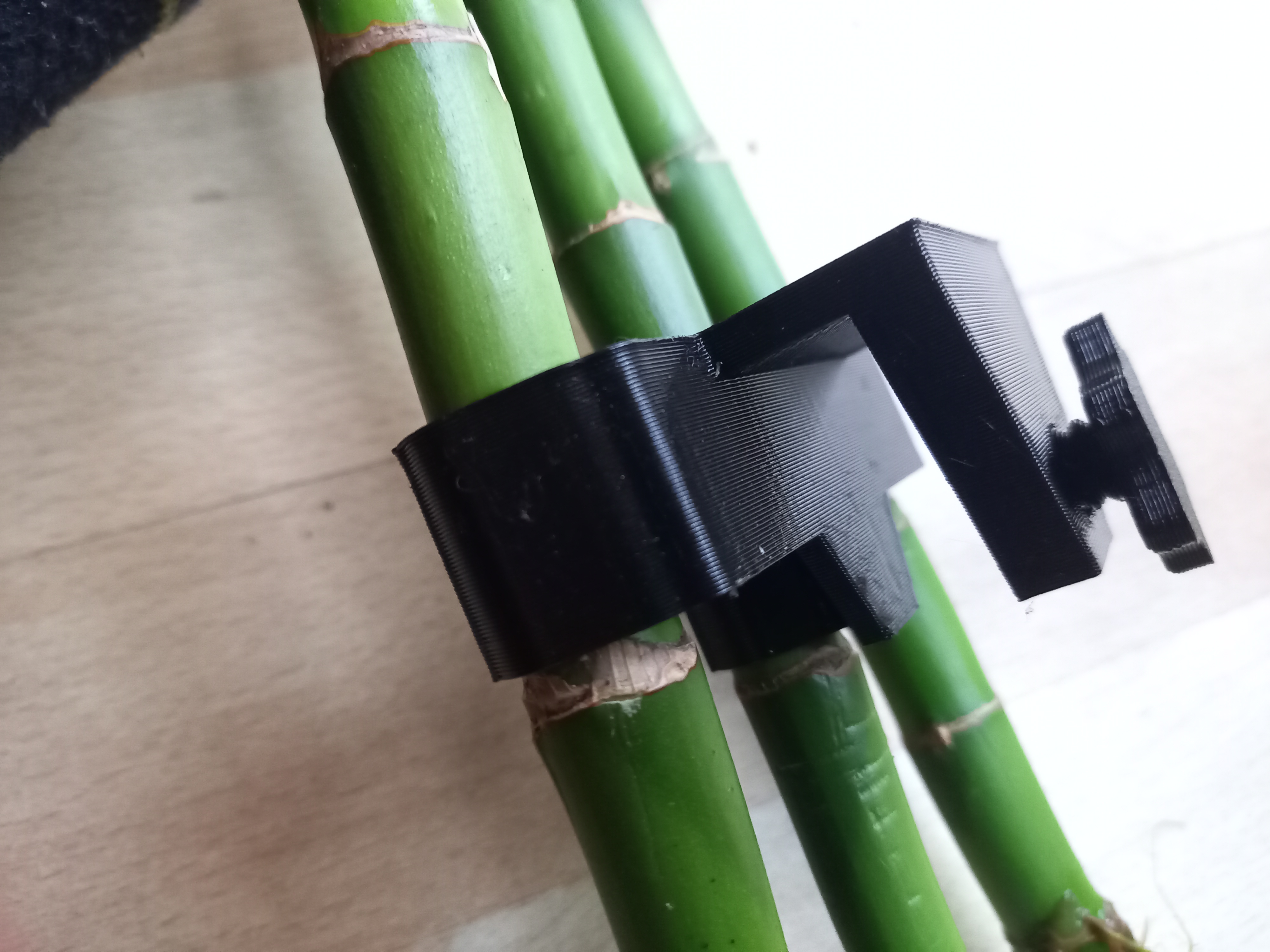 Lucky bamboo holder for aquarium by HvL Download free STL model