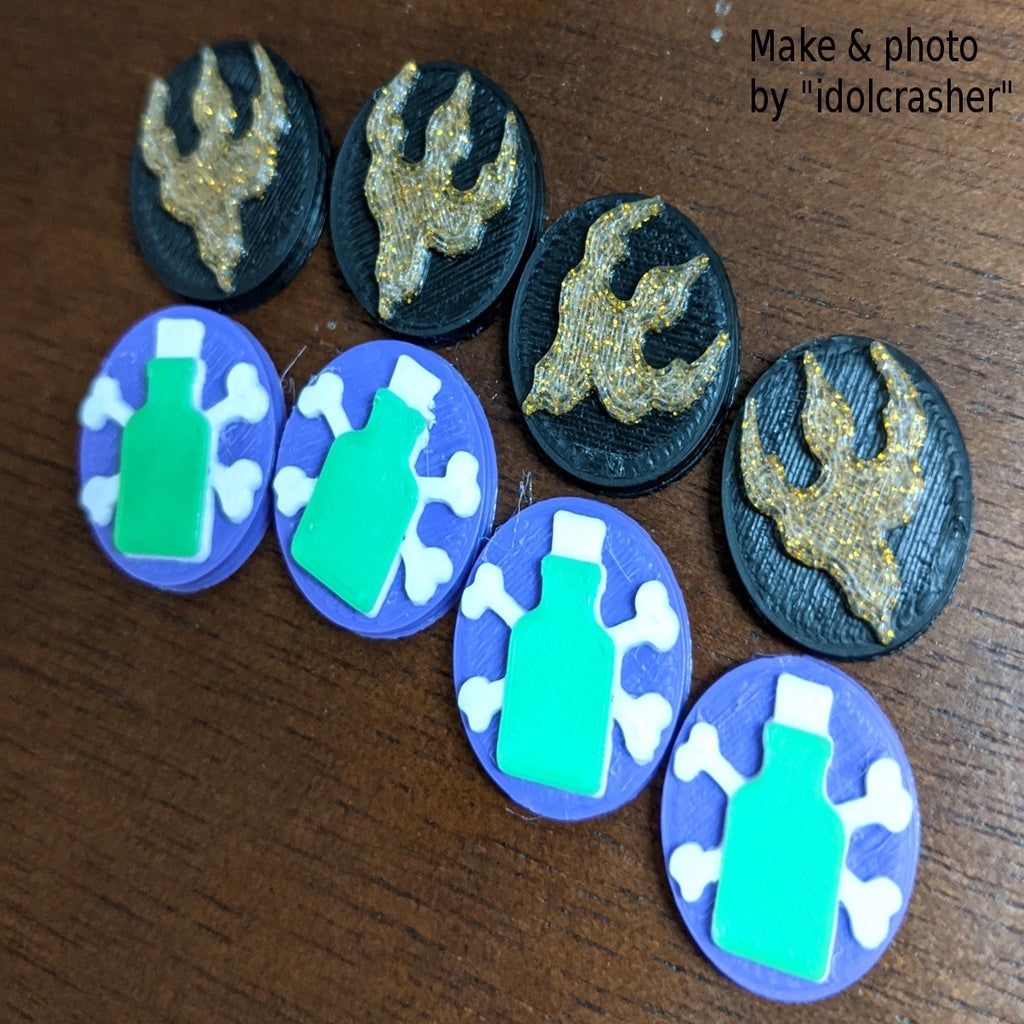 Magic: The Gathering Counters / Chips UPDATED 5-3-2019 (Life, Mana ...